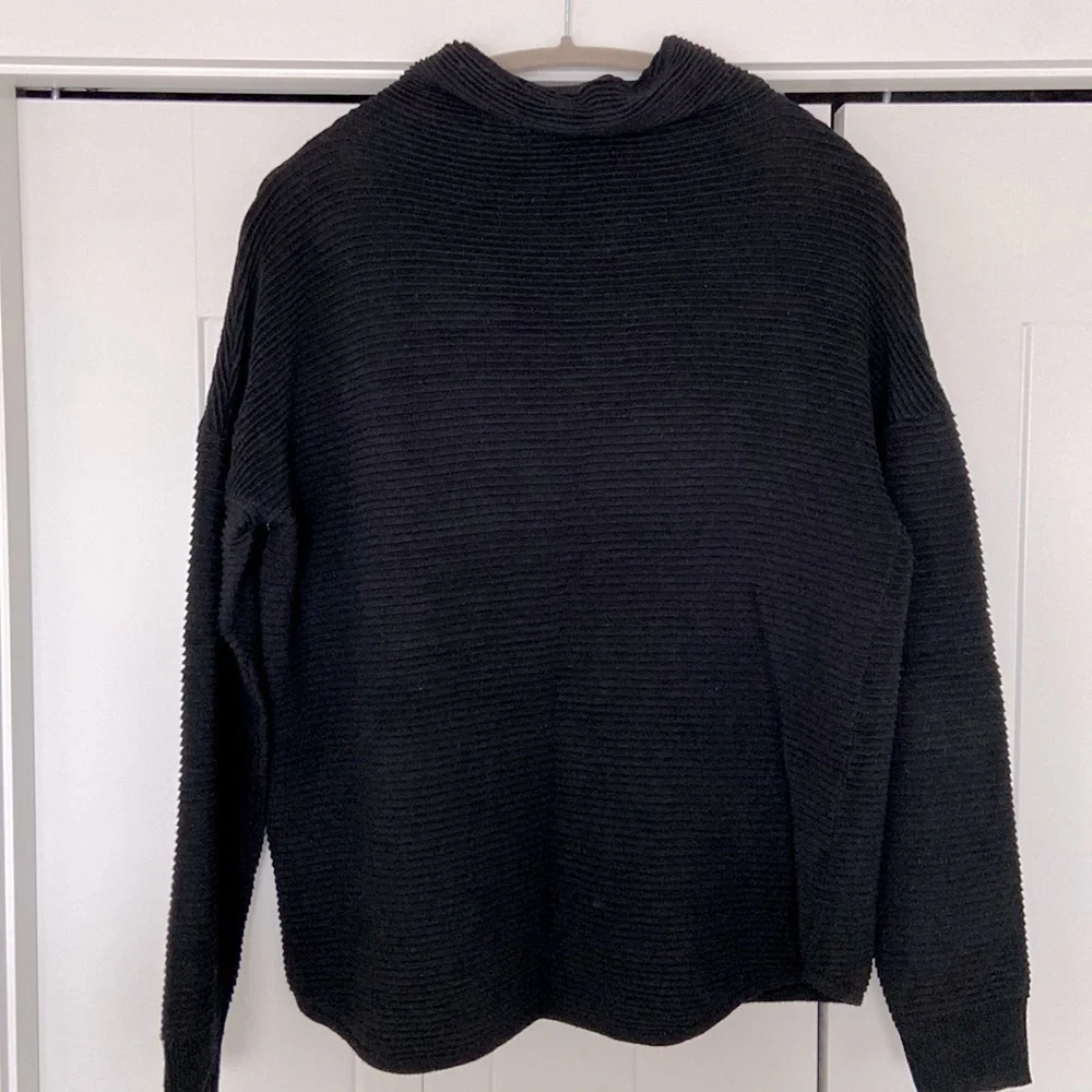 DYNAMITE Ribbed Cowl-neck Sweater | Size L - Picture 4 of 4